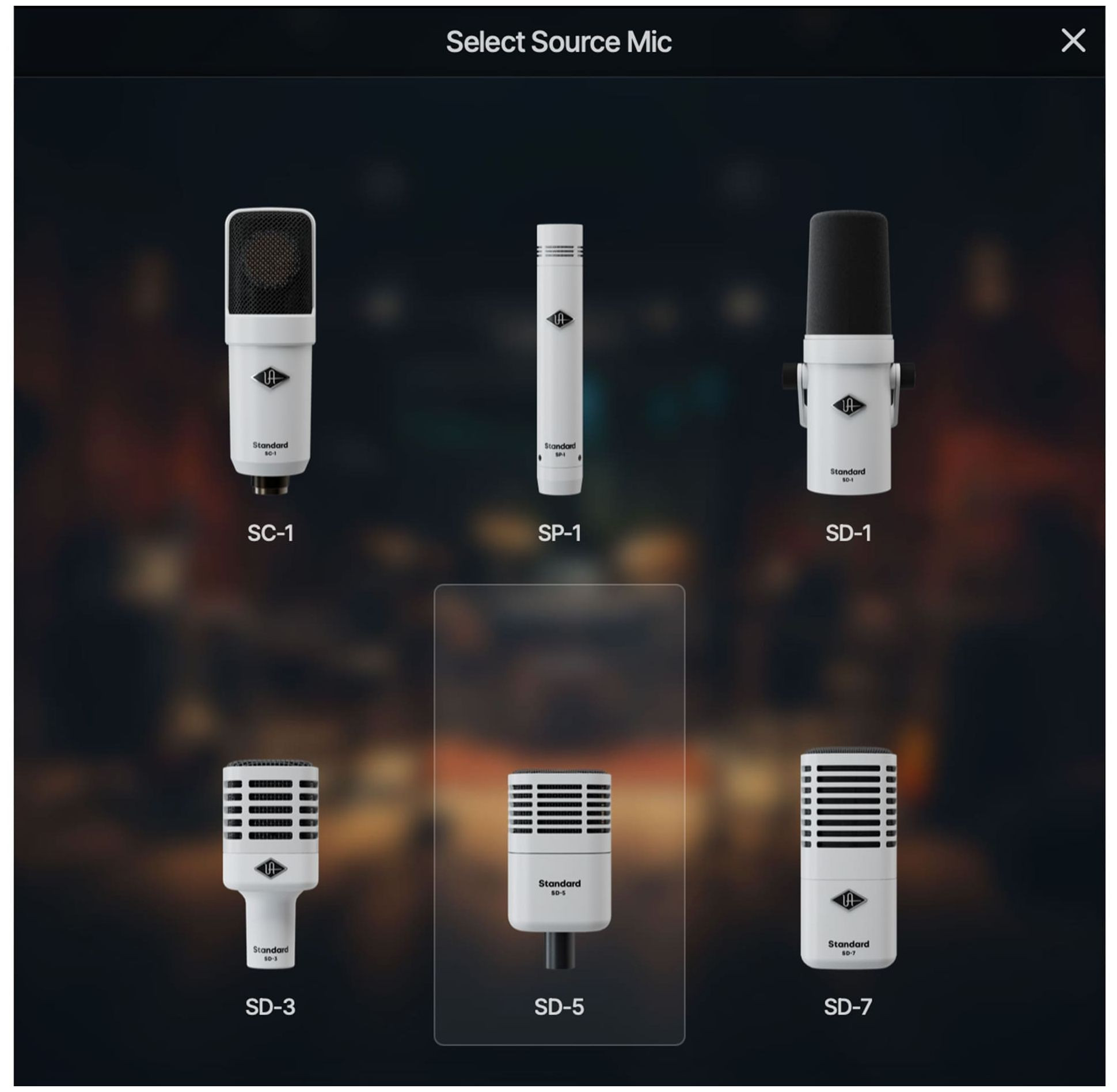 Galerijní obrázek č.8 Dynamické nástrojové mikrofony UNIVERSAL AUDIO SD-5