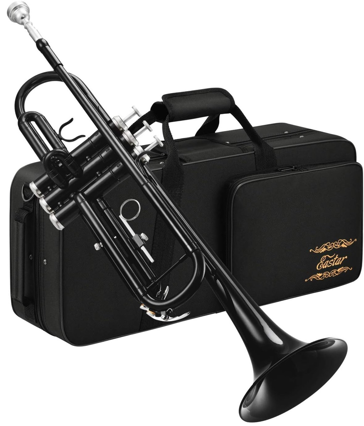 Hlavní obrázek Dechové nástroje a příslušenství EASTAR ETR-380B Standard Trumpet Bb - Black