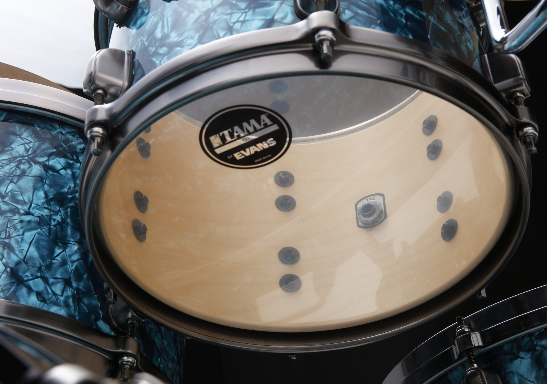 Galerijní obrázek č.2 Jiné konfigurace TAMA MR32CZUS-TQP Starclassic Maple - Turquoise Pearl/Smoked Black Nickel Hardware