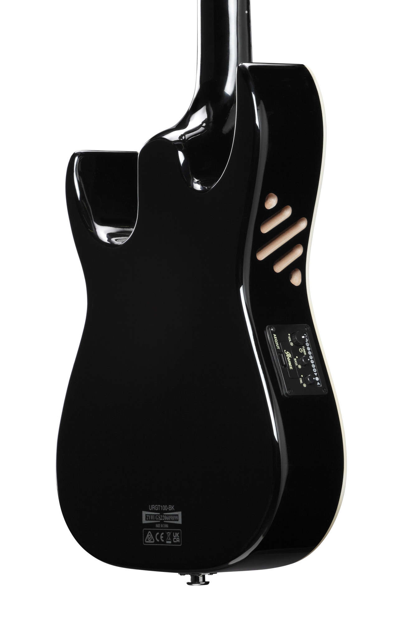 Galerijní obrázek č.3 Akustické kytary a ostatní IBANEZ URGT100-BK - Black High Gloss B-Stock