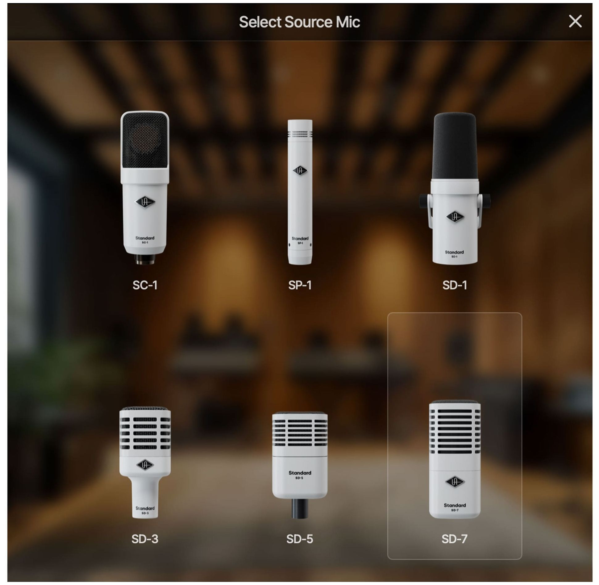 Galerijní obrázek č.6 Dynamické nástrojové mikrofony UNIVERSAL AUDIO SD-7