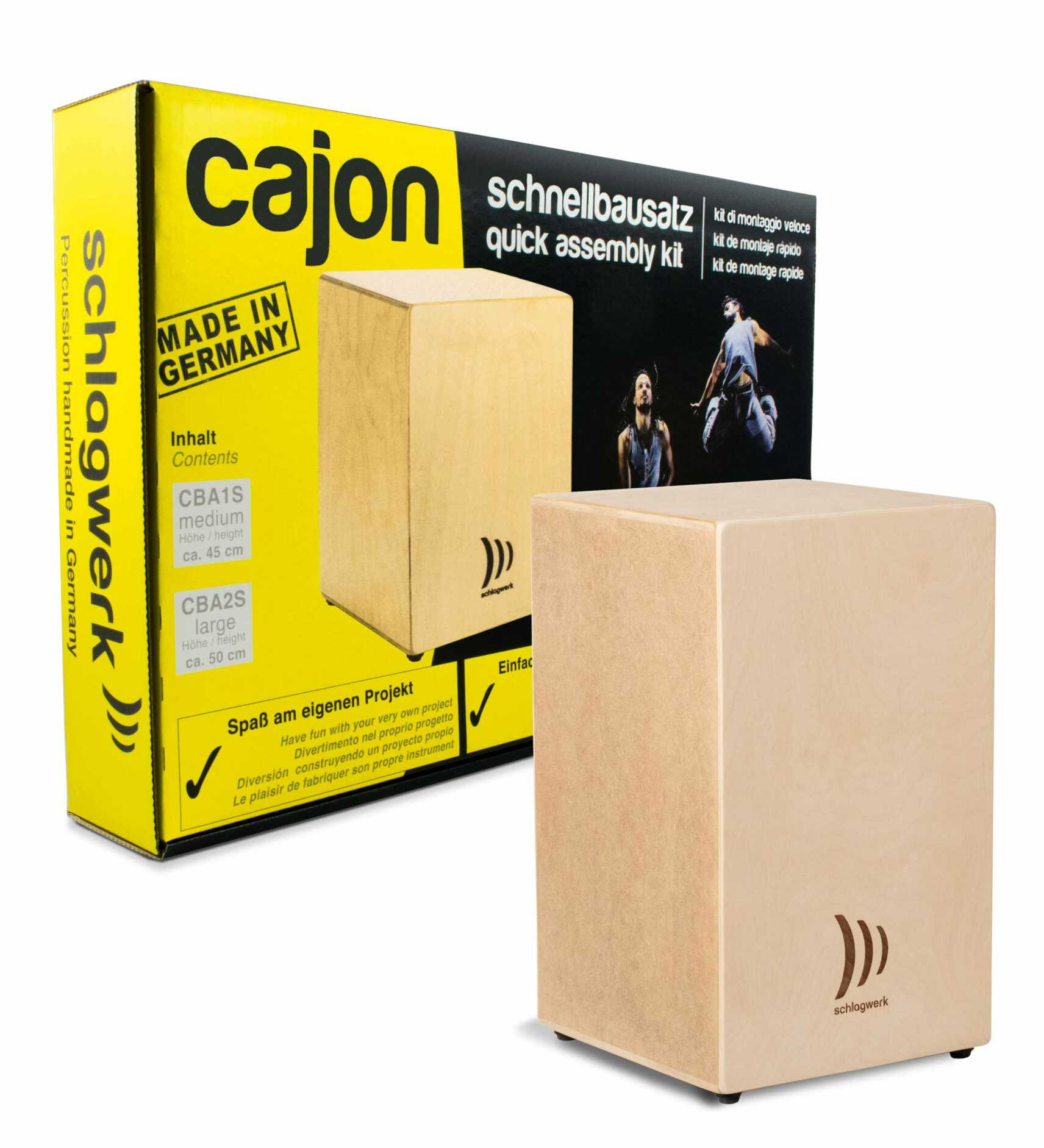 Galerijní obrázek č.1 Cajony SCHLAGWERK CBA20S Cajon Quick Assembly Kit Large