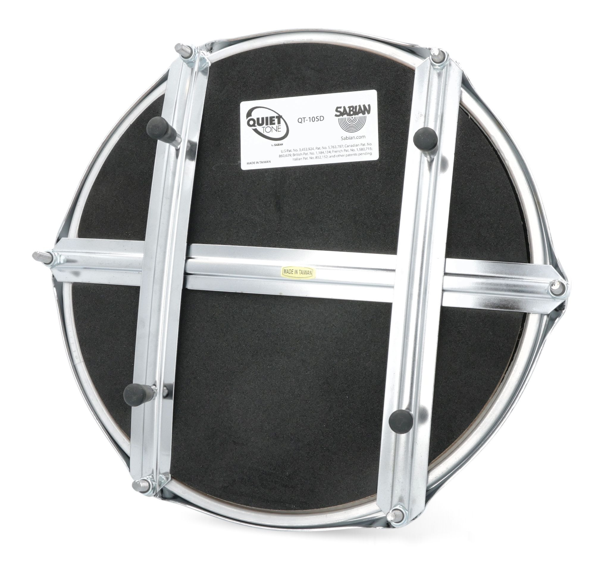 Galerijní obrázek č.2 Tréninkové pady SABIAN QT-10SDCL Quiet Tone Classic Snare Practice Pad 10”