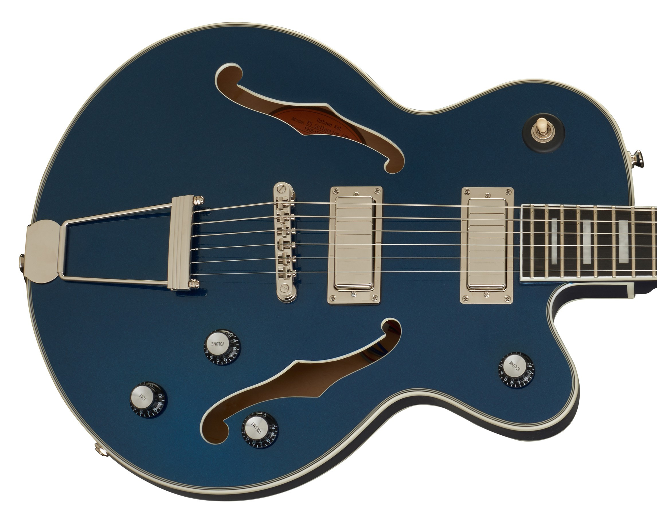 Galerijní obrázek č.3 Elektrické kytary EPIPHONE Uptown Kat ES Sapphire Blue Metallic