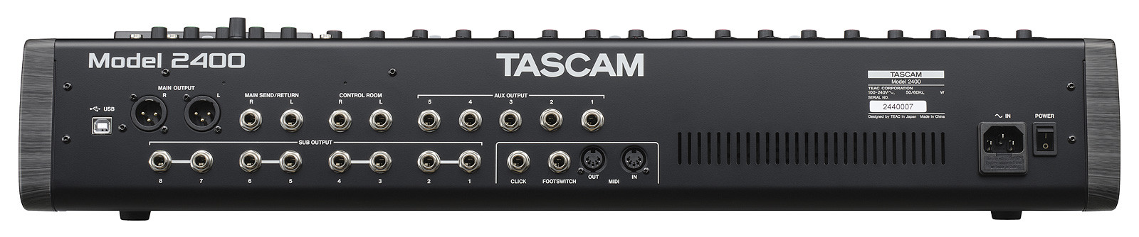 Galerijní obrázek č.1 Mixážní pulty s USB nebo FW TASCAM Model 2400