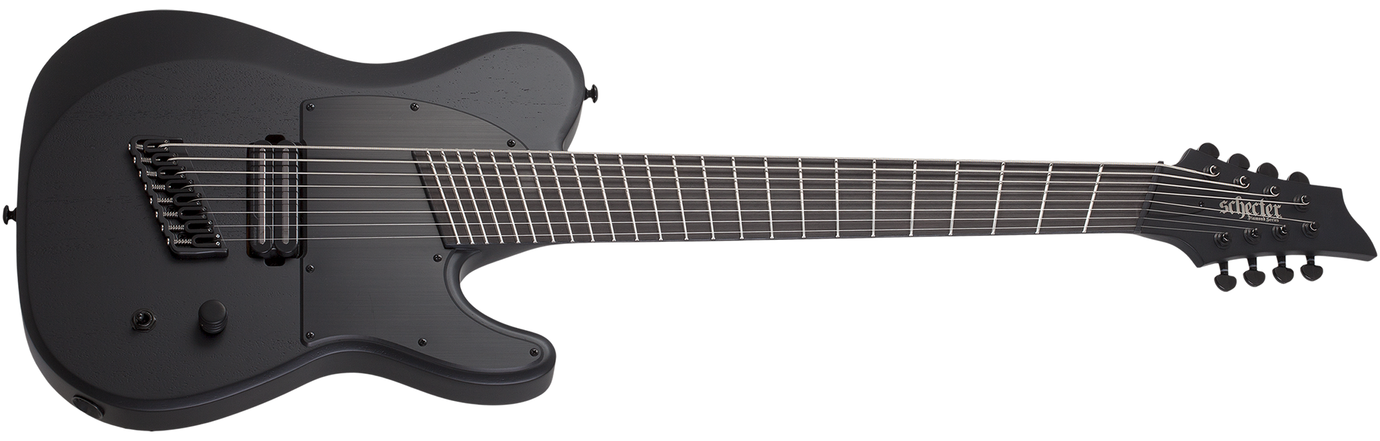 Hlavní obrázek 8strunné a další SCHECTER PT-8 MS Black Ops - Satin Black Open Pore