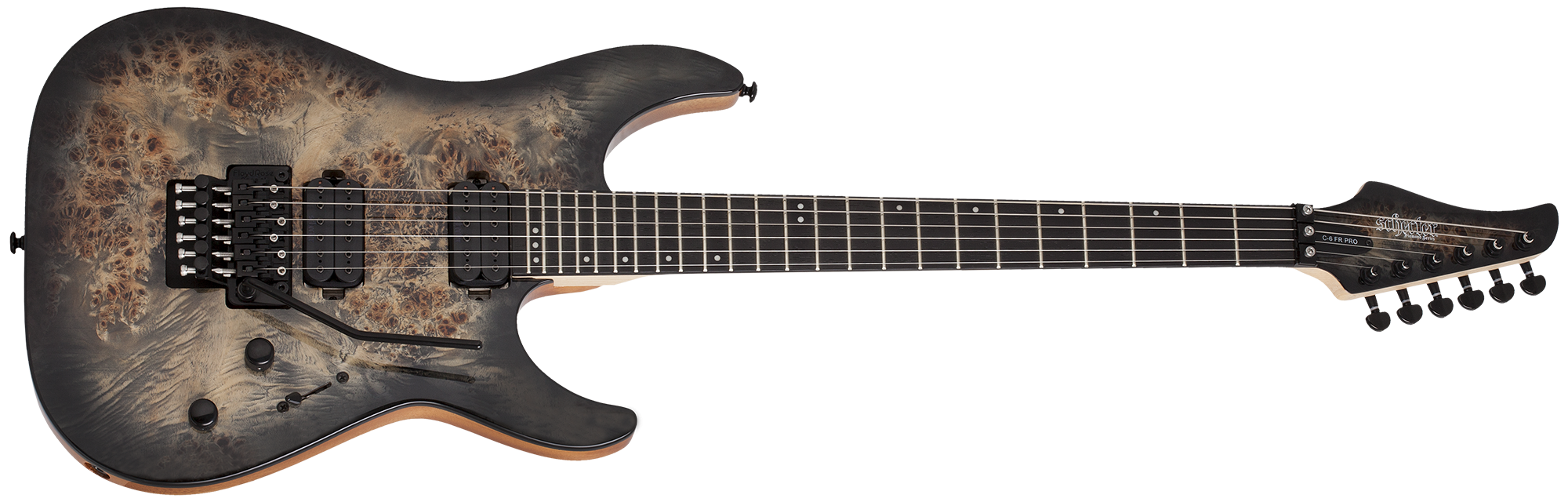 Hlavní obrázek Superstrat SCHECTER C-6 PRO FR Charcoal Burst