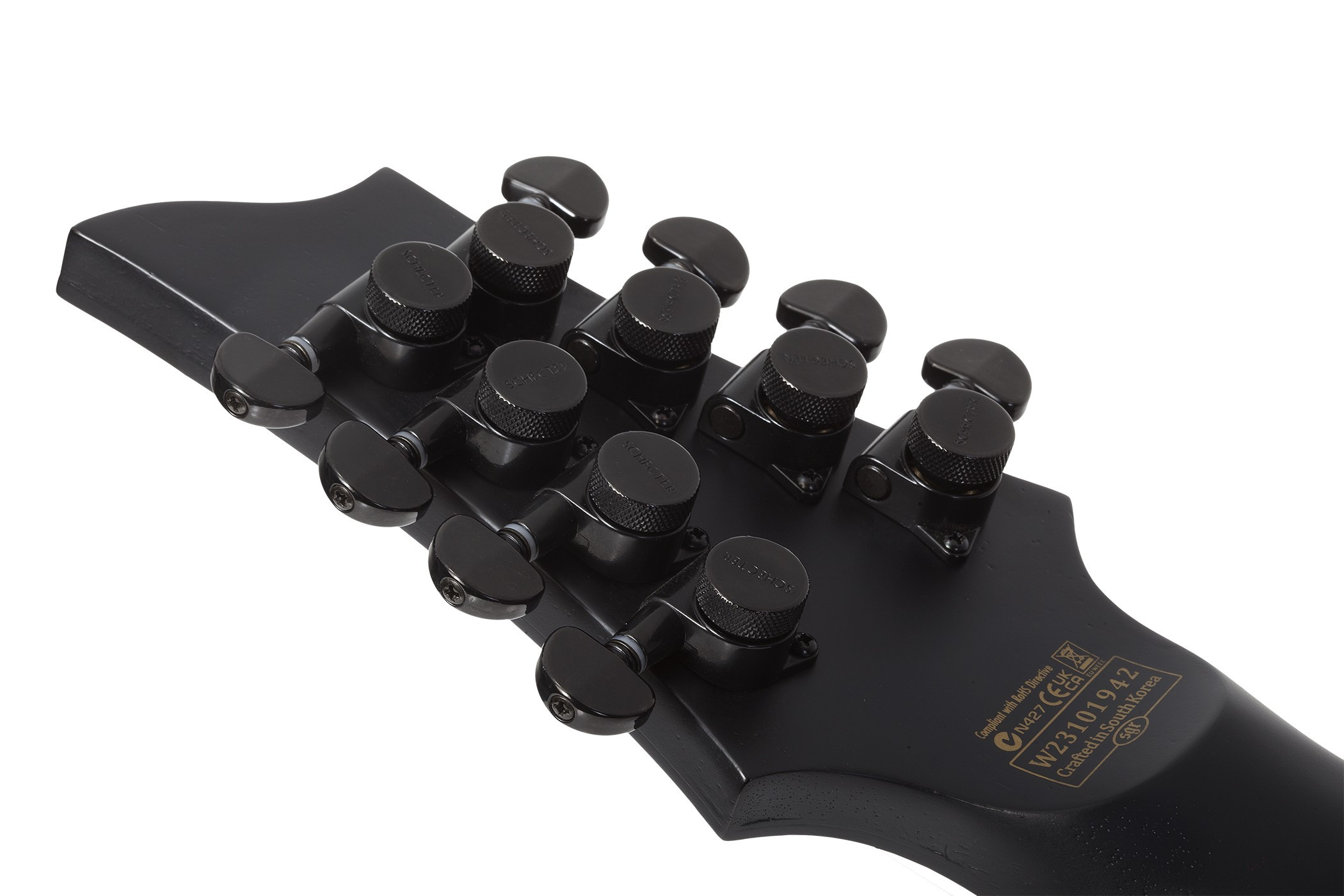 Galerijní obrázek č.10 8strunné a další SCHECTER PT-8 MS Black Ops - Satin Black Open Pore