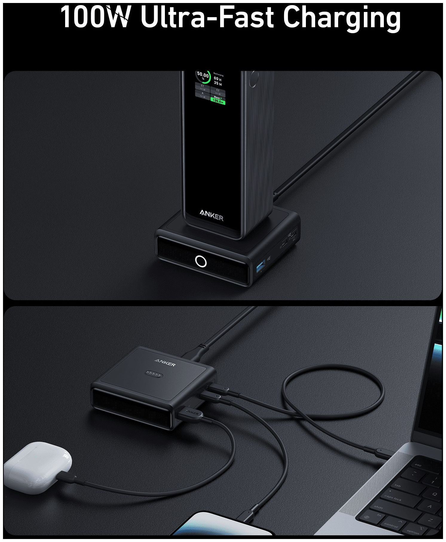 Galerijní obrázek č.3 Powerbanky a nabíječky ANKER 100W Charging Base for Anker Prime Power Bank