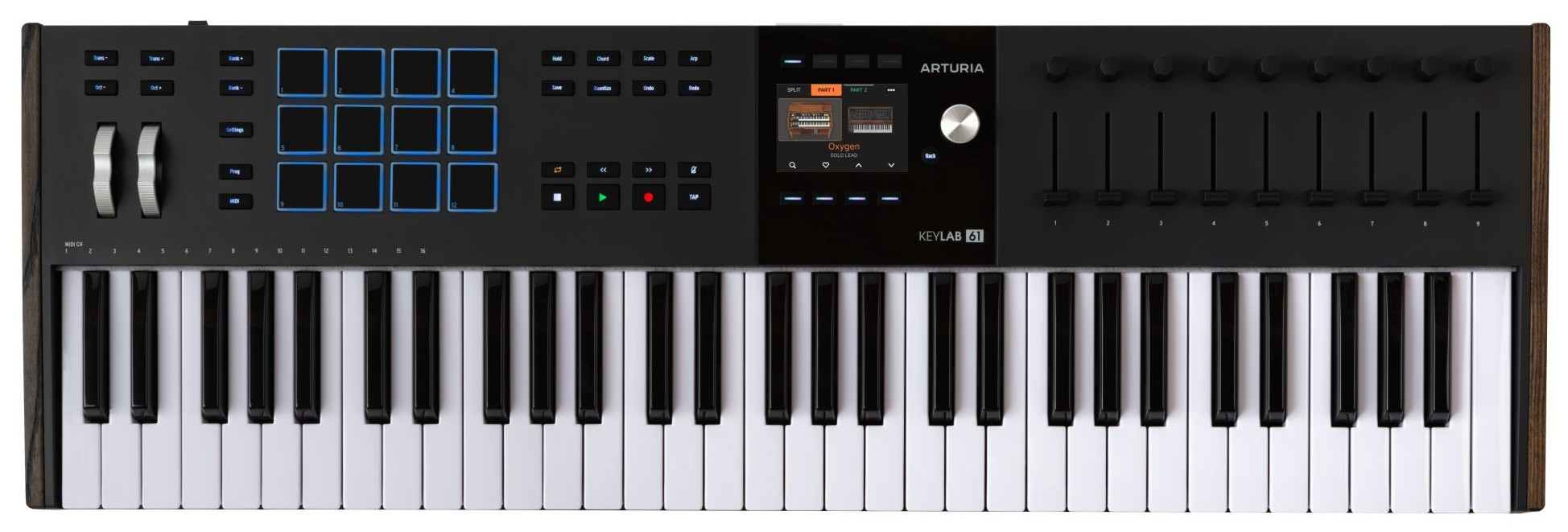 Hlavní obrázek MIDI keyboardy ARTURIA KeyLab 61 mk3 - Black