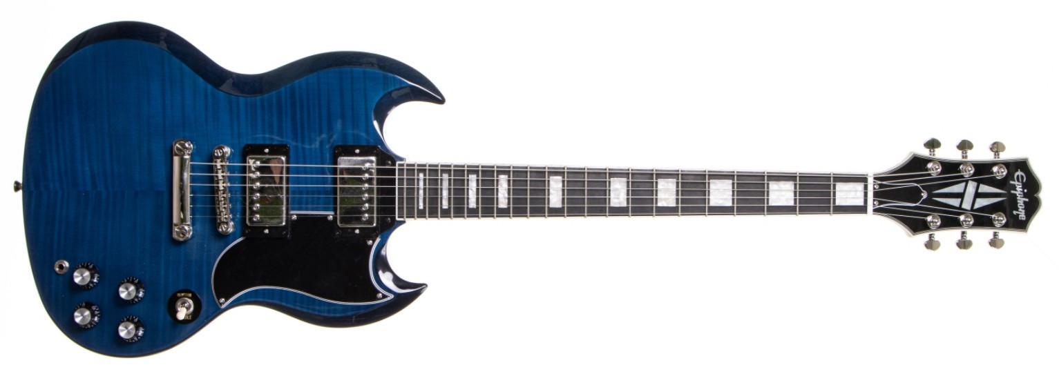 Hlavní obrázek SG EPIPHONE SG Custom Figured - Viper Blue