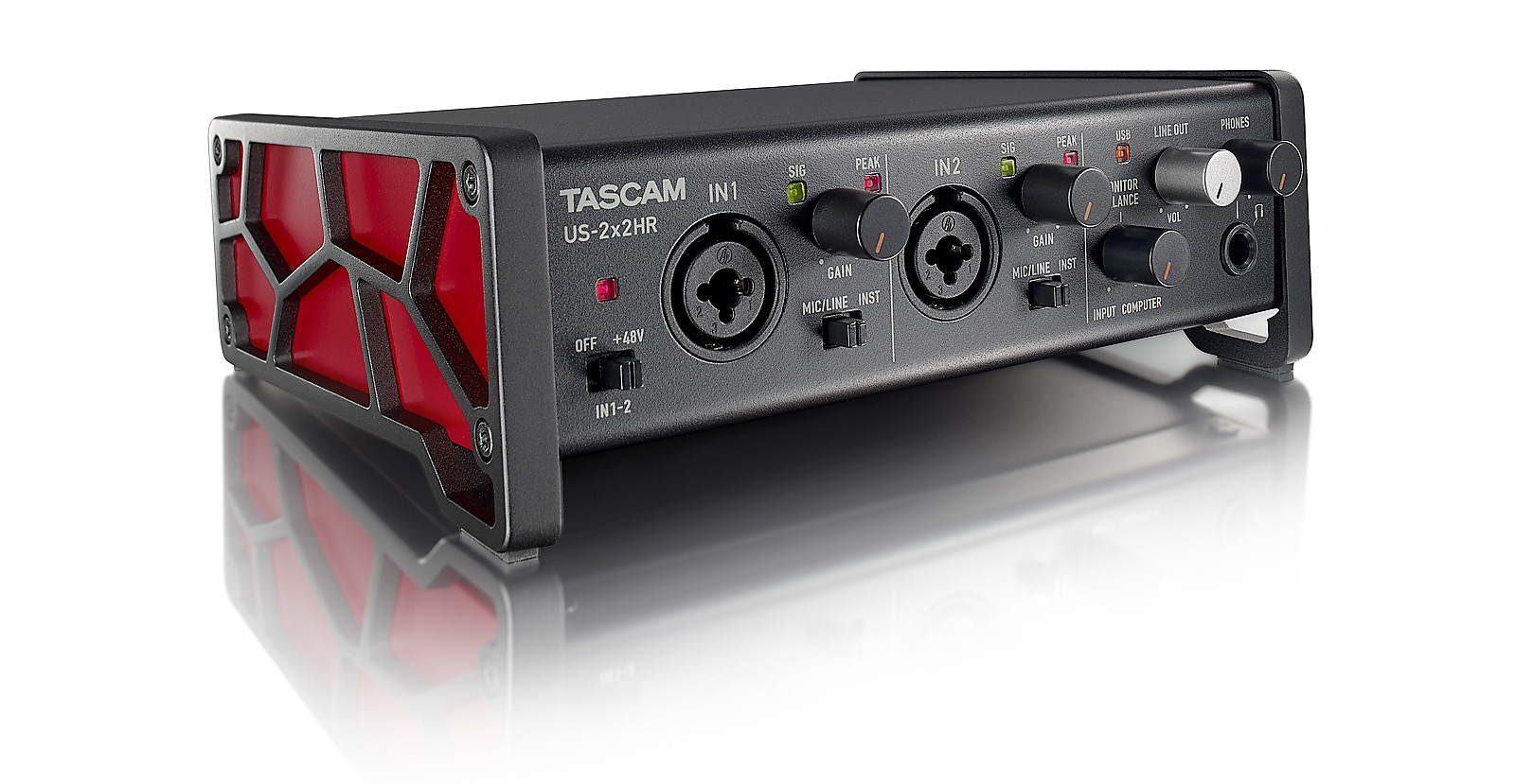 Hlavní obrázek USB zvukové karty TASCAM US-2x2HR B stock