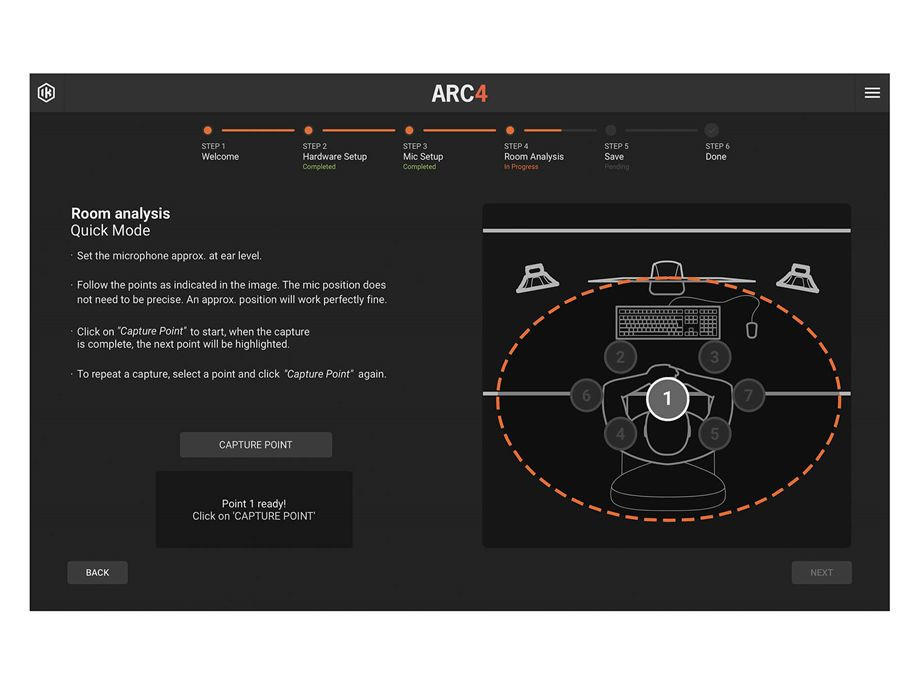 Galerijní obrázek č.5 Kalibrační software IK MULTIMEDIA ARC 4 Upgrade