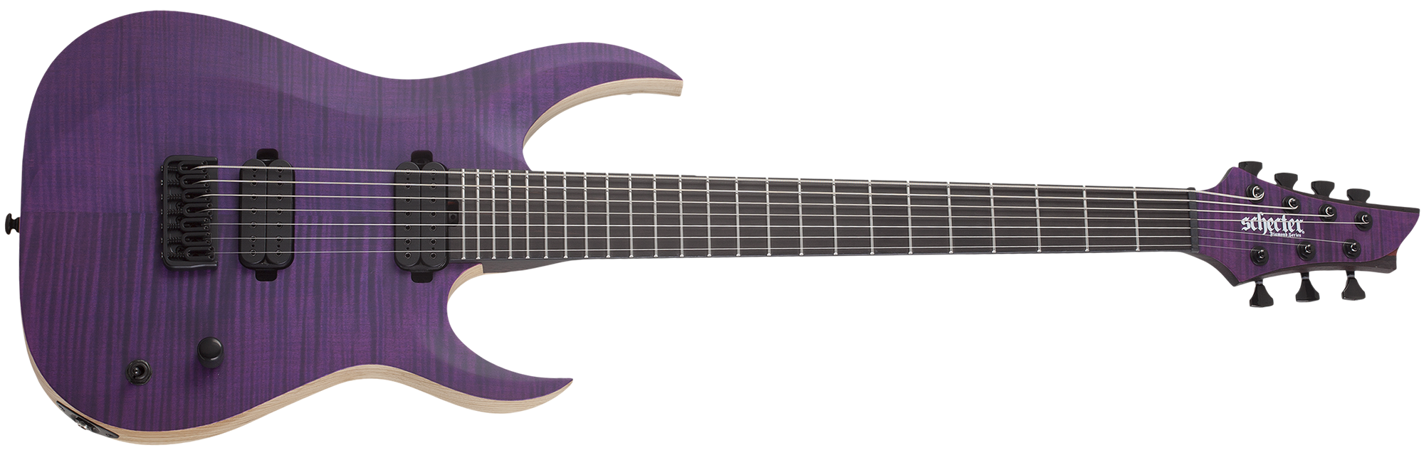 Hlavní obrázek Elektrické kytary SCHECTER John Browne Tao-7 - Satin Trans Purple C-Stock