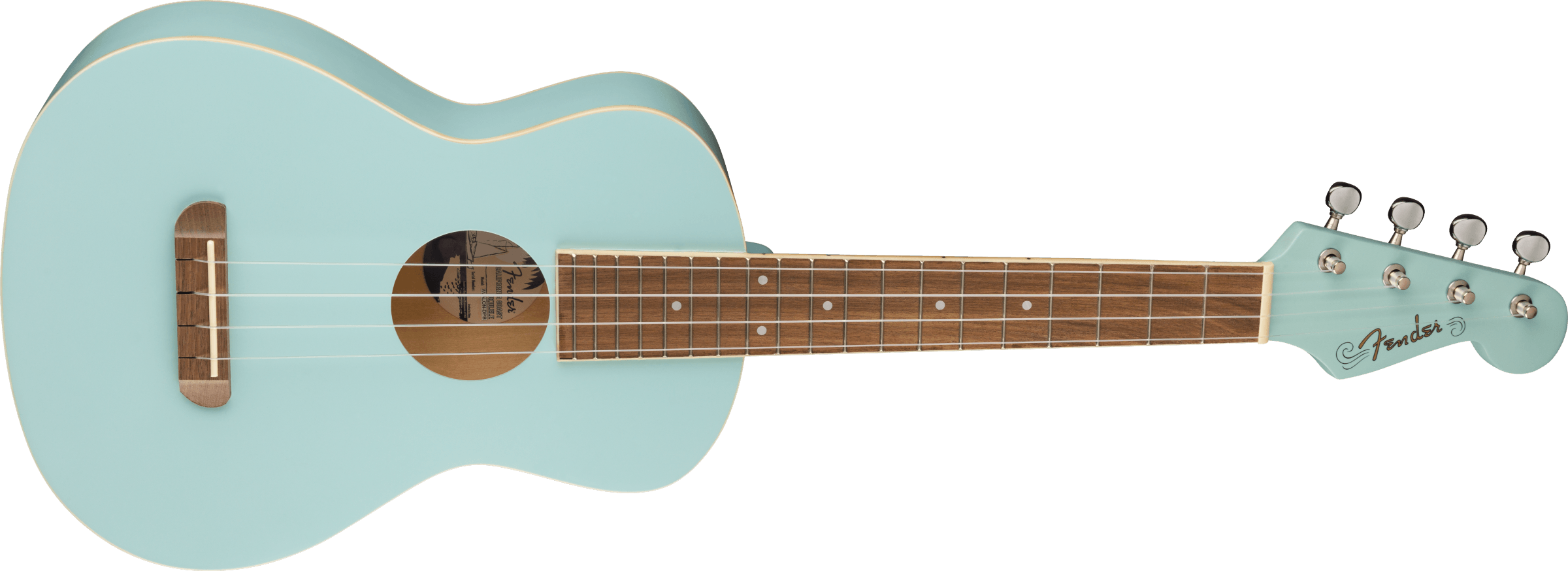 Galerijní obrázek č.2 Tenorové FENDER Avalon Tenor Ukulele Walnut Fingerboard - Daphne Blue