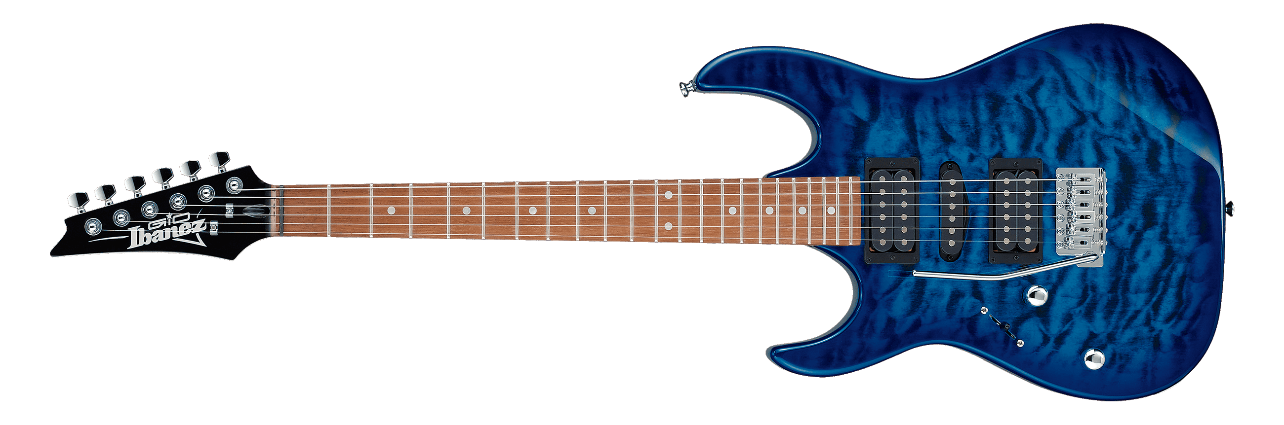 Hlavní obrázek Elektrické kytary IBANEZ GRX70QAL-TBB - Transparent Blue Burst