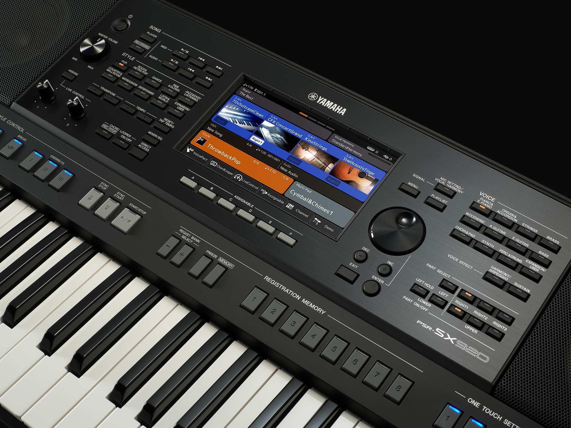 Galerijní obrázek č.6 Workstationy YAMAHA PSR-SX720