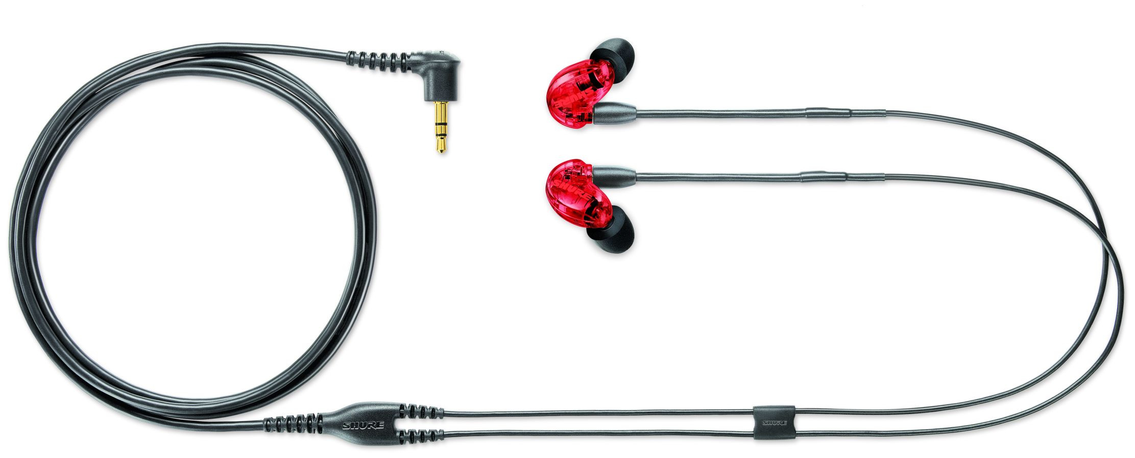 Galerijní obrázek č.4 Sluchátka do uší a pro In-Ear monitoring SHURE SE215 Red Special Edition