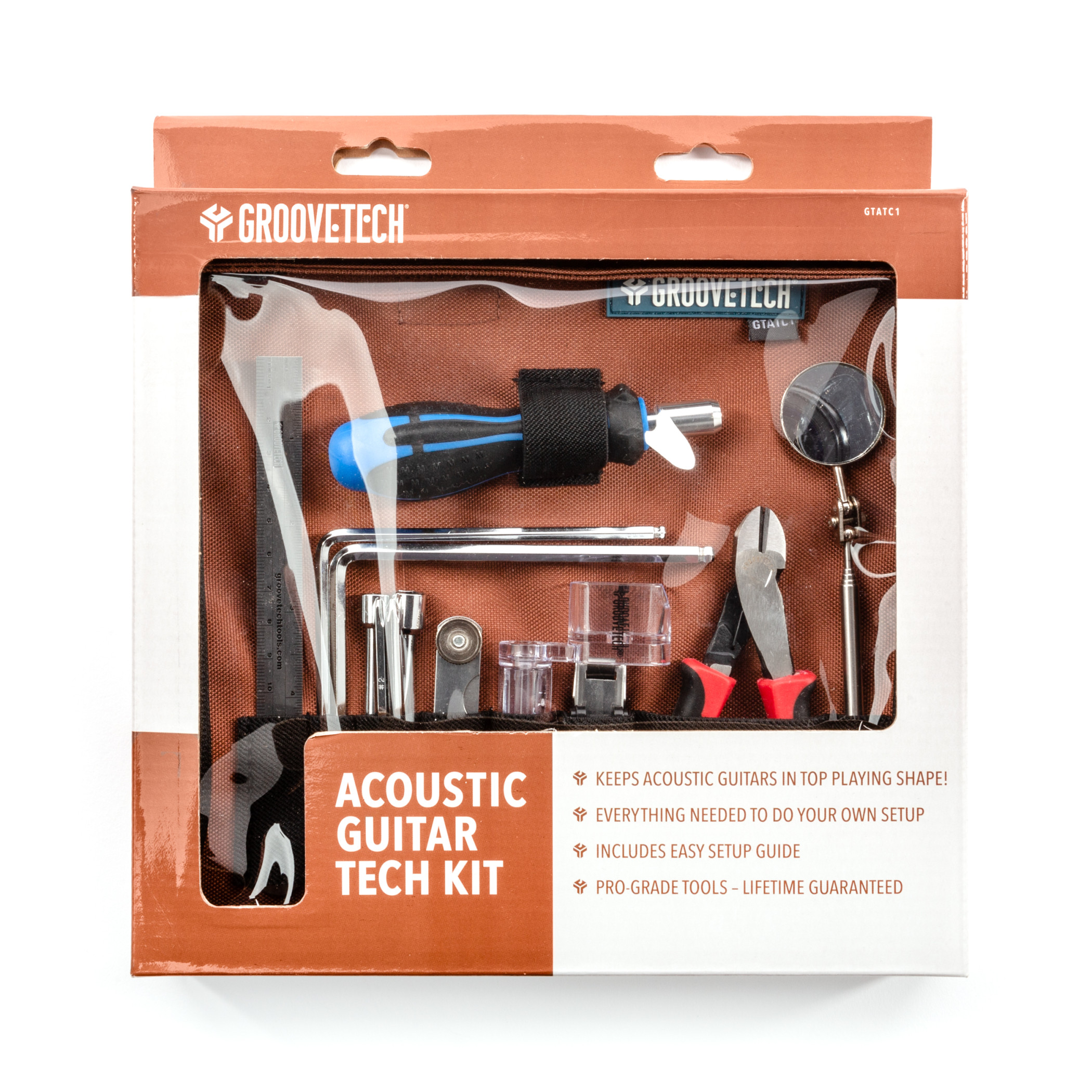 Galerijní obrázek č.2 Nářadí pro servis nástroje GROOVETECH GTATC1 Acoustic Guitar Tech Kit