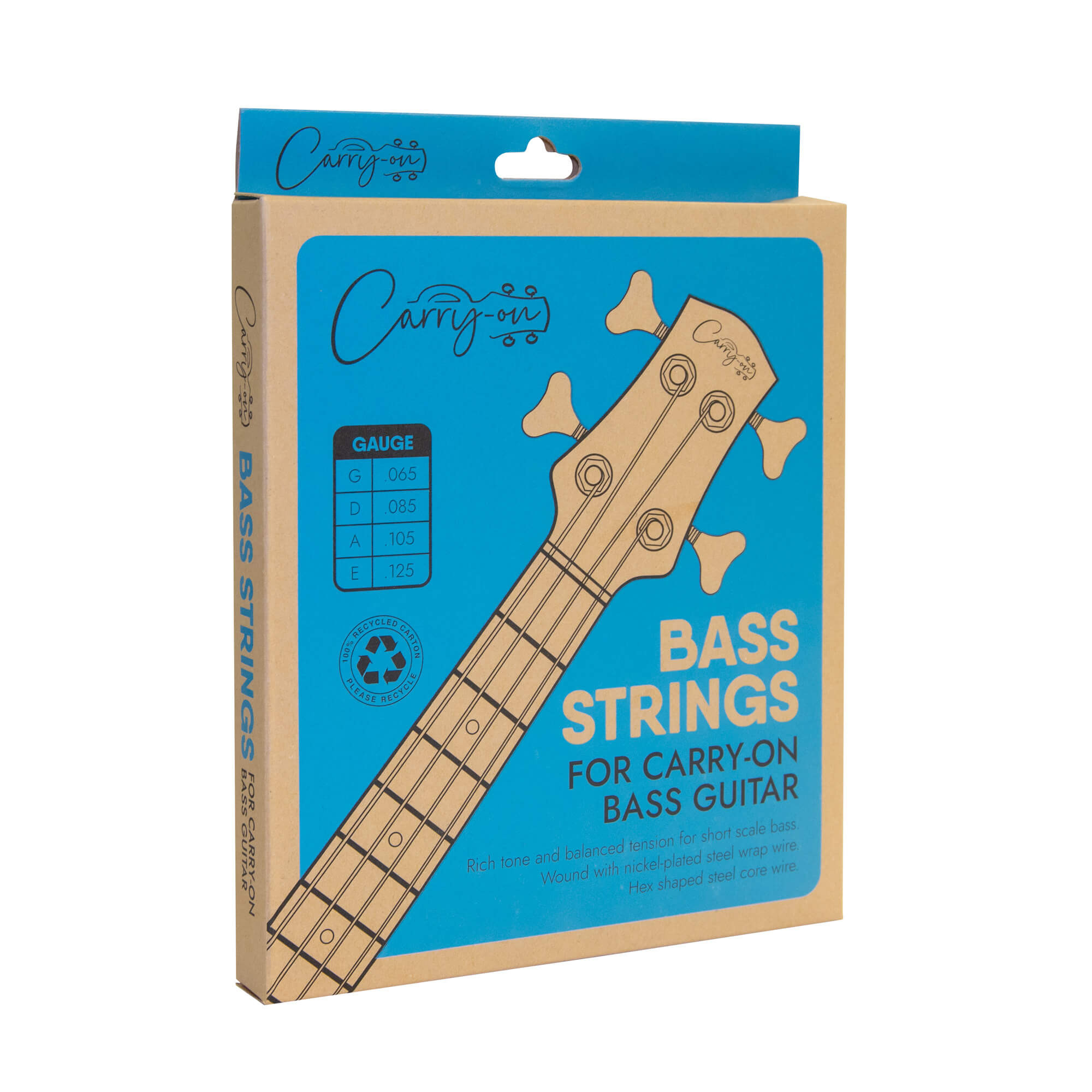 Hlavní obrázek Tvrdost .050+ CARRY-ON Bass Strings Nickel - 065“ - 125“