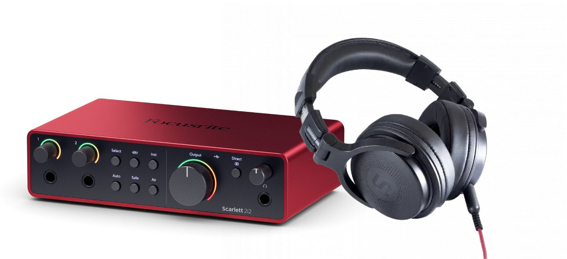 Levně Focusrite Scarlett 2i2 4G + Soundeus Fidelity 30 Set