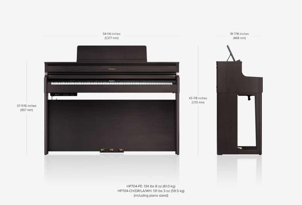 Hlavní obrázek Digitální piana ROLAND HP704 CH B-Stock