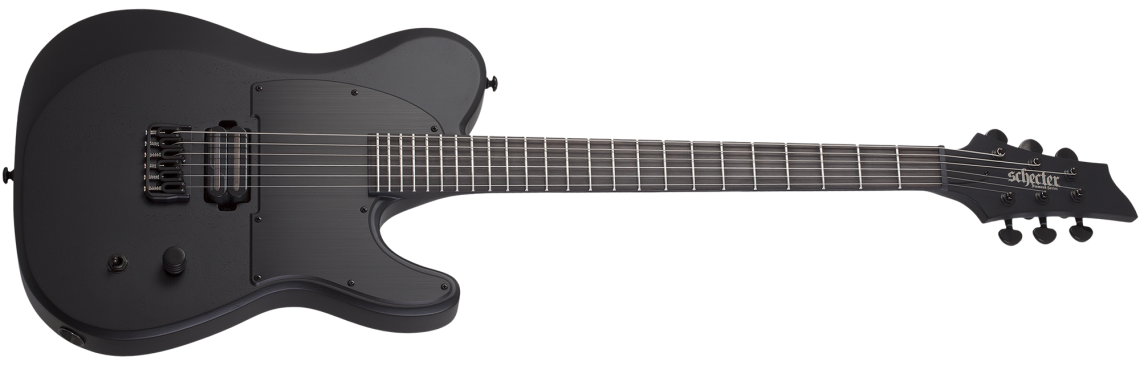 Schecter PT Black Ops - Satin Black Open Pore