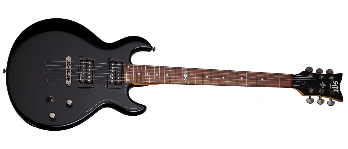 Schecter S-1 SGR Midnight Satin Black