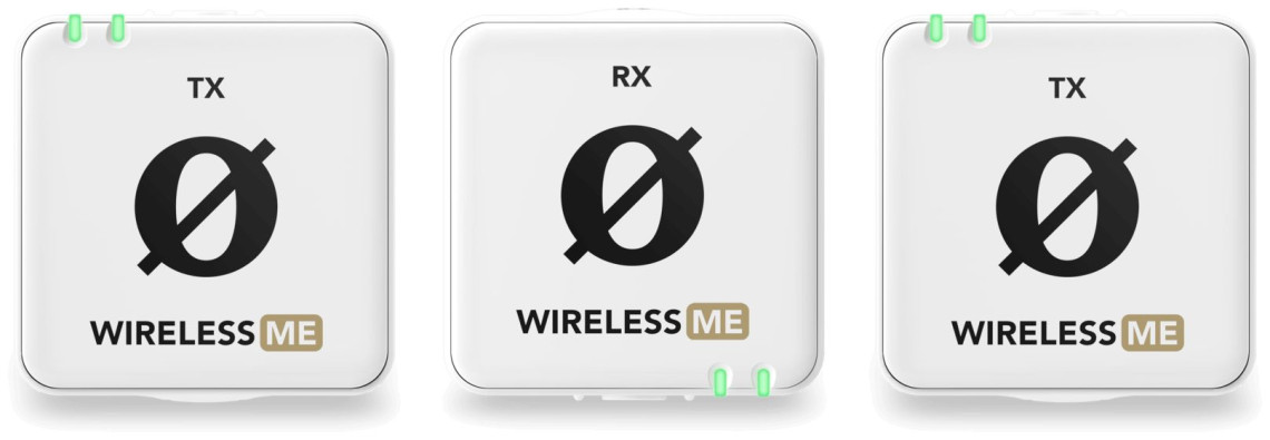 Hlavní obrázek S klopovým mikrofonem (lavalier) RODE Wireless ME Dual - White