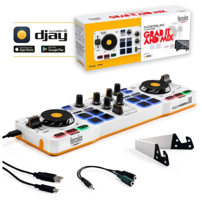 Hlavní obrázek DJ kontrolery HERCULES DJ Control MIX pro smartphony