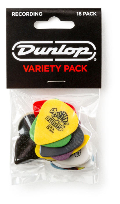 Dunlop Recording Pick Variety Pack - 18 pack