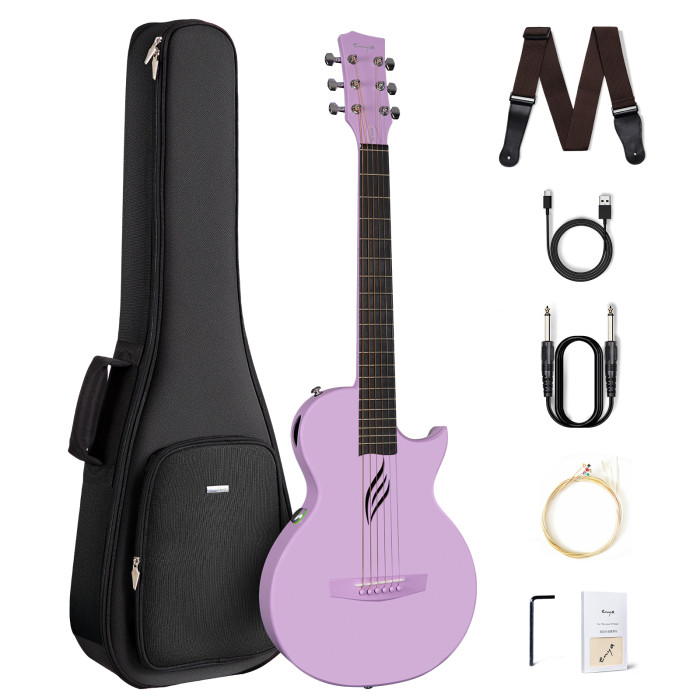 Levně Enya Music Nova Go AcousticPlus SP1 - Purple