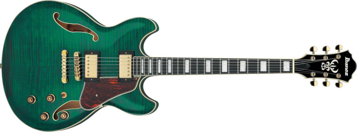 Ibanez AS93FM-TMG - Transparent Moss Green