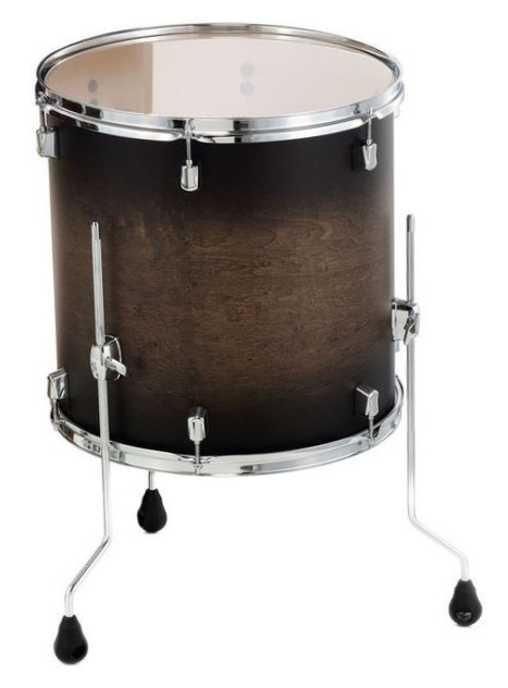 Pearl DMP1616F/C262 Decade Maple 16”x16” - Satin Black Burst