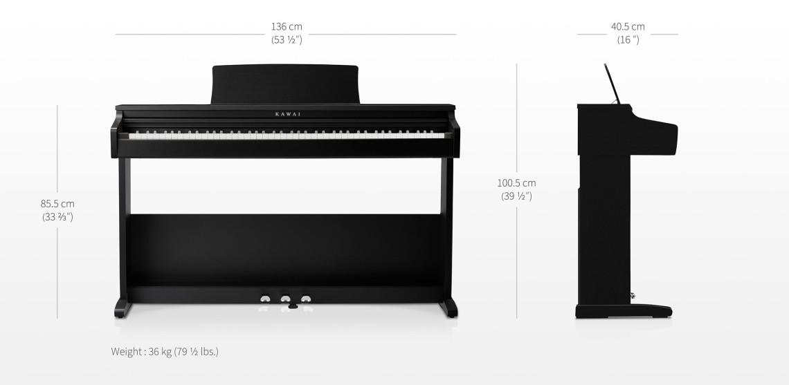 Hlavní obrázek Digitální piana KAWAI KDP75 W Set - Embossed White