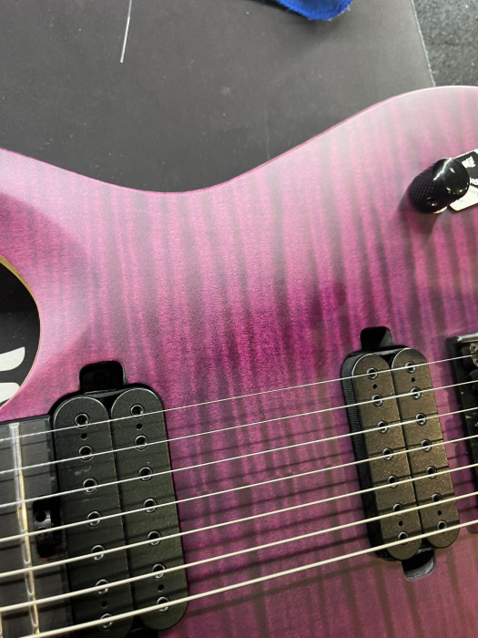 Hlavní obrázek Elektrické kytary SCHECTER John Browne Tao-7 - Satin Trans Purple C-Stock