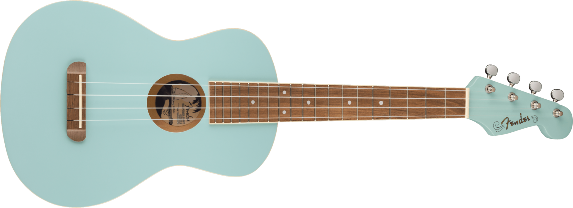 Levně Fender Avalon Tenor Ukulele Walnut Fingerboard - Daphne Blue