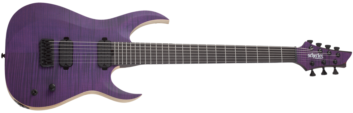 Schecter John Browne Tao-7 - Satin Trans Purple C-Stock