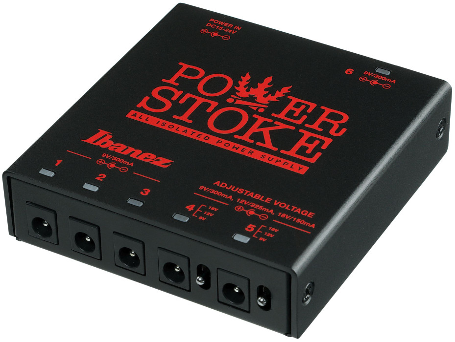 Hlavní obrázek Adaptéry a distributory IBANEZ Guitar Pedal Power Supply - 6 Isolated Outputs for Guitar Pedals