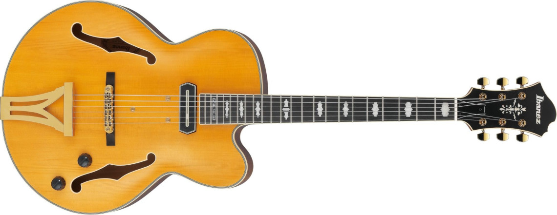 Levně Ibanez PM3C-NAL Pat Metheny Signature - Natural Amber Low Gloss