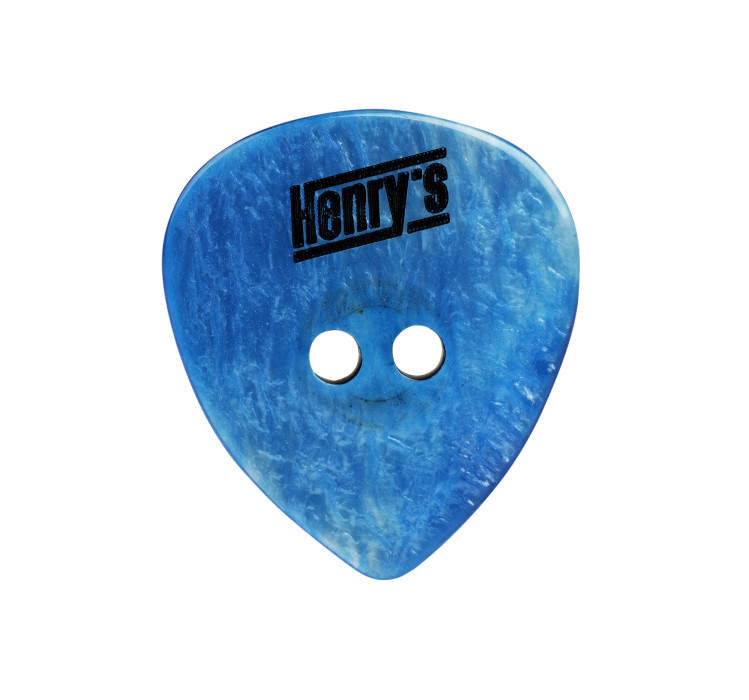 Levně Henry`s Picks HEBUTSR Buttone , 2mm, modrá, 3ks