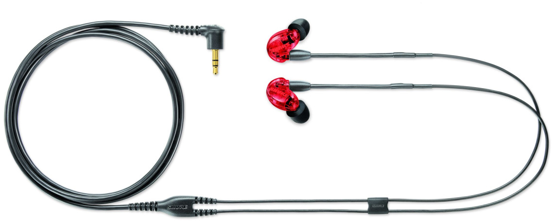 Hlavní obrázek Sluchátka do uší a pro In-Ear monitoring SHURE SE215 Red Special Edition