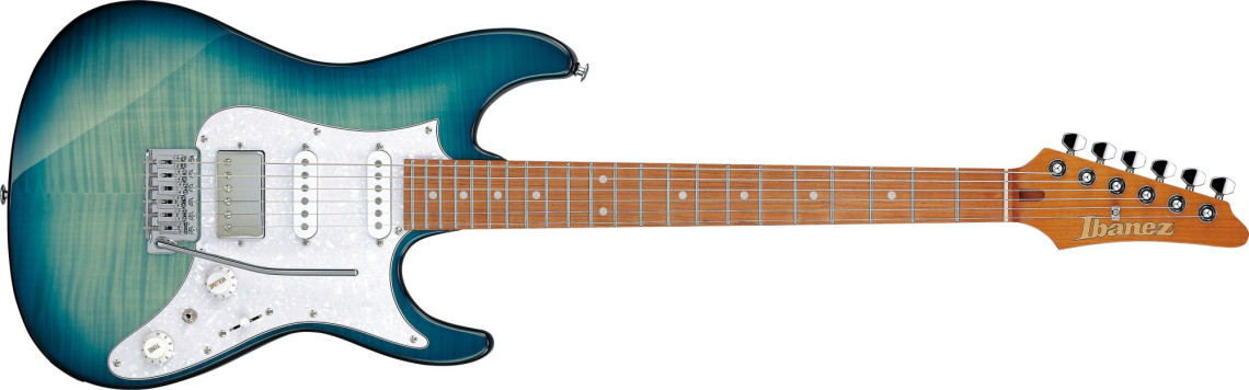 Ibanez AZ22S1F-TXB - Transparent Turquoise Burst