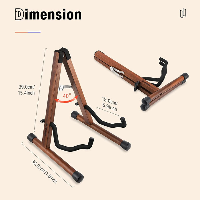 Hlavní obrázek Stojany pro kytary/baskytary DONNER DS-3