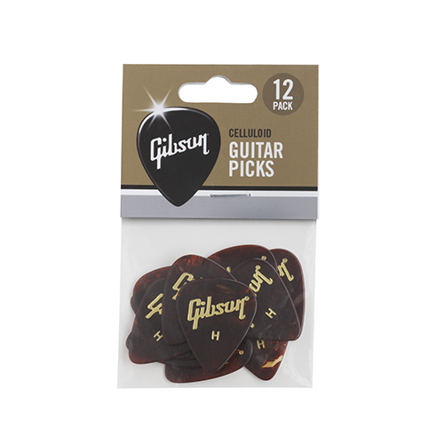 Hlavní obrázek Tvrdost do 2.0 GIBSON Tortoise Picks 12 Pack Heavy