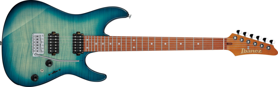 Ibanez AZ24S1F-TXB - Transparent Turquoise Burst