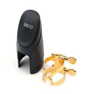 Hlavní obrázek Příslušenství RICO HCL1G H-Ligature & Cap - Bb Clarinet - Gold