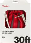 FENDER Original Series 30 Coil Cable Fiesta Red