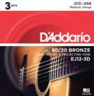 D'ADDARIO EJ12-3D Bronze Light 13-56
