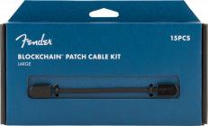 FENDER Blockchain Patch Cable Kit, Black, Large
